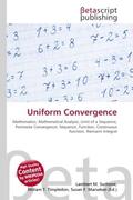 Surhone / Timpledon / Marseken |  Uniform Convergence | Buch |  Sack Fachmedien