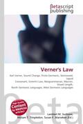 Surhone / Timpledon / Marseken |  Verner's Law | Buch |  Sack Fachmedien