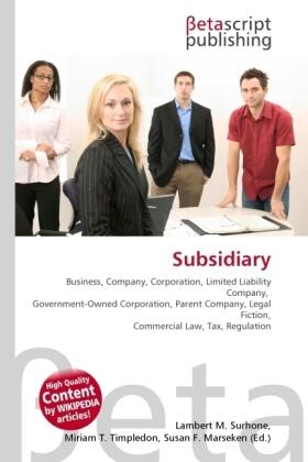 Surhone / Timpledon / Marseken | Subsidiary | Buch | 978-613-0-35610-1 | sack.de