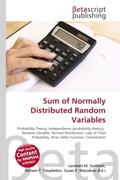 Surhone / Timpledon / Marseken |  Sum of Normally Distributed Random Variables | Buch |  Sack Fachmedien