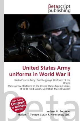 Surhone / Timpledon / Marseken | United States Army uniforms in World War II | Buch | 978-613-0-36392-5 | sack.de