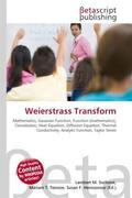 Surhone / Timpledon / Marseken |  Weierstrass Transform | Buch |  Sack Fachmedien