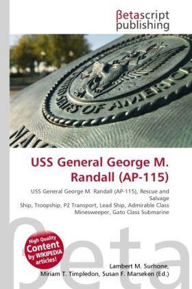 Surhone / Tennoe / Henssonow |  USS General George M. Randall (AP-115) | Buch |  Sack Fachmedien