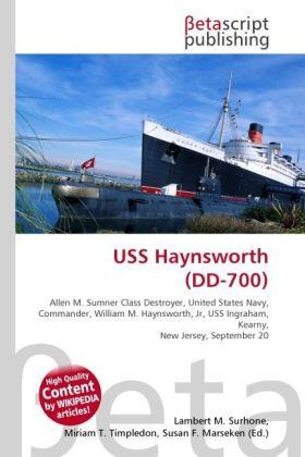 Surhone / Timpledon / Marseken |  USS Haynsworth (DD-700) | Buch |  Sack Fachmedien