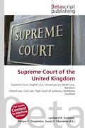 Surhone / Timpledon / Marseken |  Supreme Court of the United Kingdom | Buch |  Sack Fachmedien