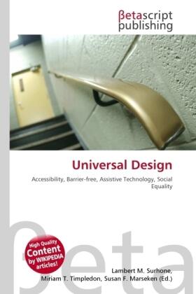 Surhone / Timpledon / Marseken |  Universal Design | Buch |  Sack Fachmedien