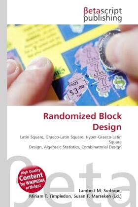 Surhone / Timpledon / Marseken |  Randomized Block Design | Buch |  Sack Fachmedien