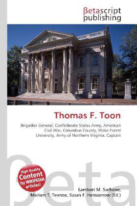 Surhone / Timpledon / Marseken |  Thomas F. Toon | Buch |  Sack Fachmedien