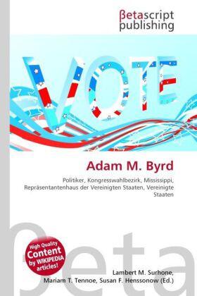 Surhone / Timpledon / Marseken |  Adam M. Byrd | Buch |  Sack Fachmedien