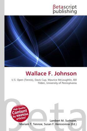 Surhone / Timpledon / Marseken |  Wallace F. Johnson | Buch |  Sack Fachmedien