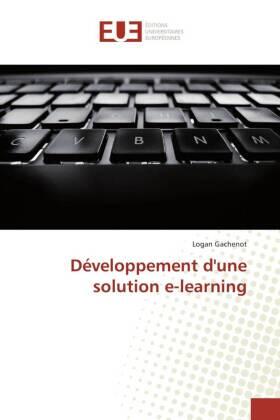 Gachenot |  Développement d'une solution e-learning | Buch |  Sack Fachmedien