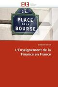 Mayer |  L''Enseignement de la Finance en France | Buch |  Sack Fachmedien