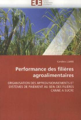 Lejars |  Performance des filières agroalimentaires | Buch |  Sack Fachmedien