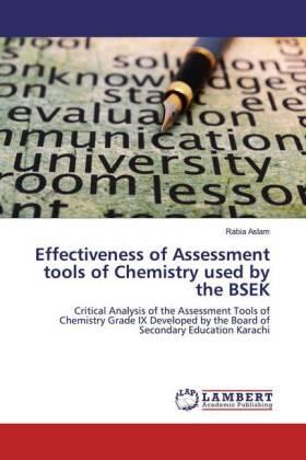 Aslam |  Effectiveness of Assessment tools of Chemistry used by the BSEK | Buch |  Sack Fachmedien