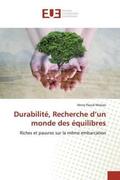 Maizan |  Durabilité, Recherche d¿un monde des équilibres | Buch |  Sack Fachmedien