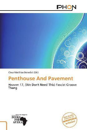 Benedict |  Penthouse And Pavement | Buch |  Sack Fachmedien