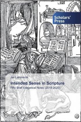 Lambrecht |  Intended Sense in Scripture | Buch |  Sack Fachmedien