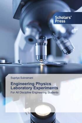 Subramani |  Engineering Physics Laboratory Experiments | Buch |  Sack Fachmedien