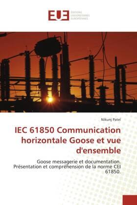 Patel |  IEC 61850 Communication horizontale Goose et vue d'ensemble | Buch |  Sack Fachmedien