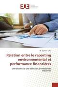 Sahu |  Relation entre le reporting environnemental et performance financières | Buch |  Sack Fachmedien