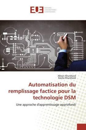 Khursheed |  Automatisation du remplissage factice pour la technologie DSM | Buch |  Sack Fachmedien
