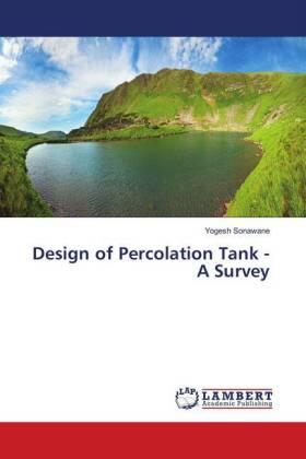 Sonawane |  Design of Percolation Tank - A Survey | Buch |  Sack Fachmedien