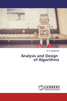 Jayasimha | Analysis and Design of Algorithms | Buch | 978-613-9-93396-9 | www.sack.de