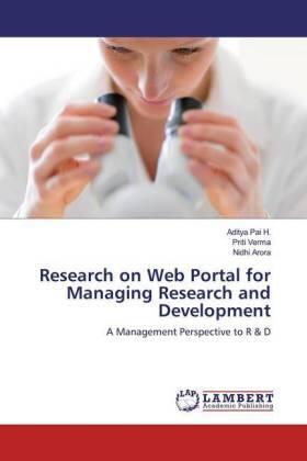 Pai H. / Verma / Arora |  Research on Web Portal for Managing Research and Development | Buch |  Sack Fachmedien