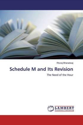 Bharadwaj | Schedule M and Its Revision | Buch | 978-620-000764-3 | sack.de