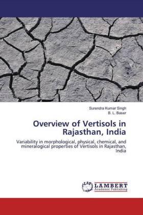 Singh / Baser |  Overview of Vertisols in Rajasthan, India | Buch |  Sack Fachmedien