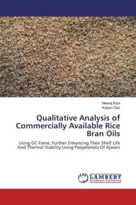 Rani / Das | Qualitative Analysis of Commercially Available Rice Bran Oils | Buch | 978-620-029951-2 | sack.de