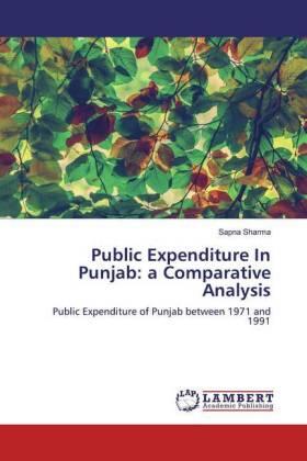 Sharma |  Public Expenditure In Punjab: a Comparative Analysis | Buch |  Sack Fachmedien