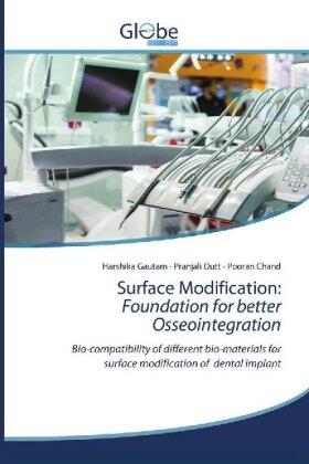 Gautam / Dutt / Chand |  Surface Modification: Foundation for better Osseointegration | Buch |  Sack Fachmedien