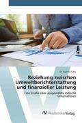 Sahu |  Beziehung zwischen Umweltberichterstattung und finanzieller Leistung | Buch |  Sack Fachmedien