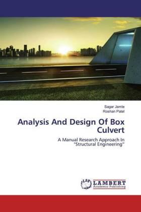 Jamle / Patel |  Analysis And Design Of Box Culvert | Buch |  Sack Fachmedien