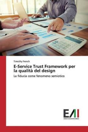 French |  E-Service Trust Framework per la qualità del design | Buch |  Sack Fachmedien