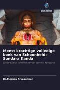 Sivasankar |  Meest krachtige volledige boek van Schoonheid: Sundara Kanda | Buch |  Sack Fachmedien