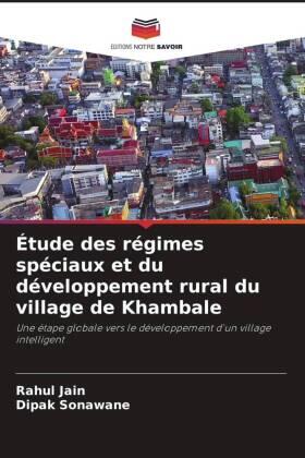 Jain / Sonawane |  Étude des régimes spéciaux et du développement rural du village de Khambale | Buch |  Sack Fachmedien