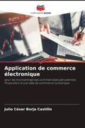 Borja Castillo |  Application de commerce électronique | Buch |  Sack Fachmedien