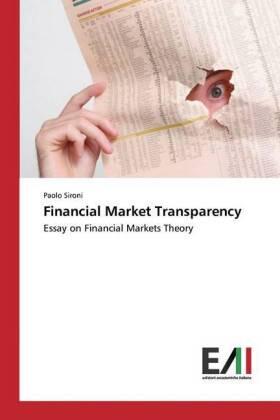 Sironi |  Financial Market Transparency | Buch |  Sack Fachmedien