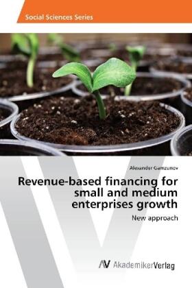Gamzunov | Revenue-based financing for small and medium enterprises growth | Buch | 978-620-2-20265-7 | sack.de
