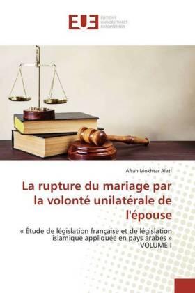 Alati |  La rupture du mariage par la volonté unilatérale de l'épouse | Buch |  Sack Fachmedien