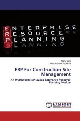 Jain / Chaudhari |  ERP For Construction Site Management | Buch |  Sack Fachmedien
