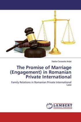 Ani¿ei | The Promise of Marriage (Engagement) in Romanian Private International | Buch | 978-620-252804-7 | sack.de