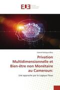 Biloa |  Privation Multidimensionnelle et Bien-être non Monétaire au Cameroun: | Buch |  Sack Fachmedien