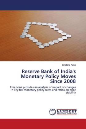 Asbe | Reserve Bank of India's Monetary Policy Moves Since 2008 | Buch | 978-620-266993-1 | sack.de