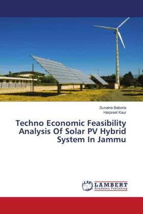 Baboria / Kaur | Techno Economic Feasibility Analysis Of Solar PV Hybrid System In Jammu | Buch | sack.de