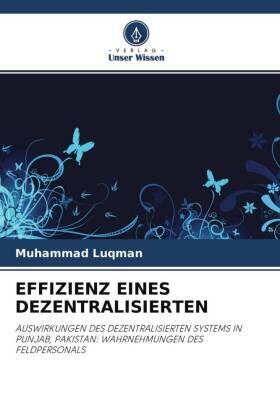 Luqman |  EFFIZIENZ EINES DEZENTRALISIERTEN | Buch |  Sack Fachmedien