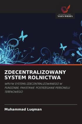 Luqman |  ZDECENTRALIZOWANY SYSTEM ROLNICTWA | Buch |  Sack Fachmedien