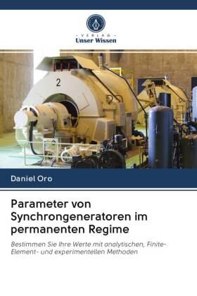 Oro |  Parameter von Synchrongeneratoren im permanenten Regime | Buch |  Sack Fachmedien
